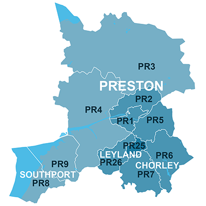 Preston Map (House Sale Data)